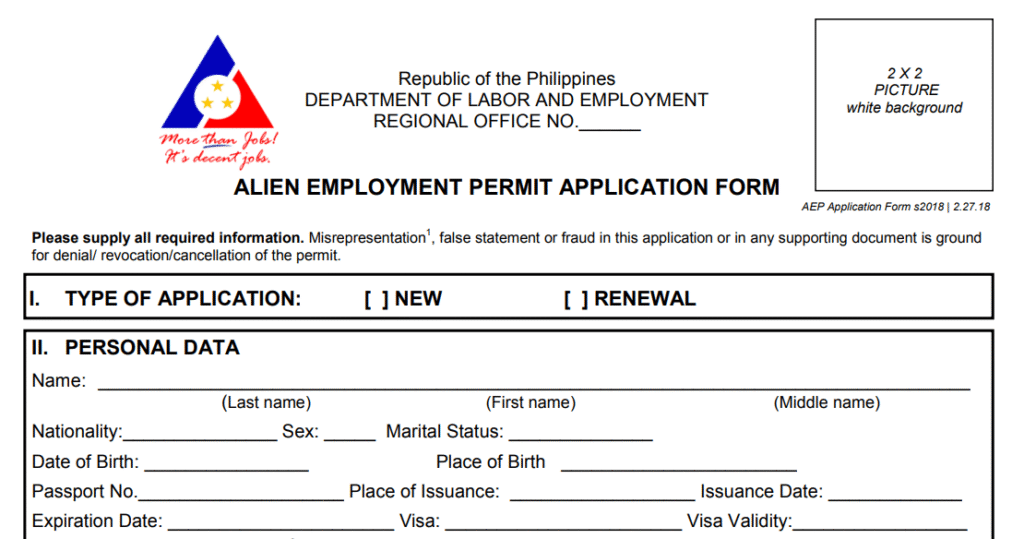 Alien Employment Permit in the Philippines: Requirements and Guide