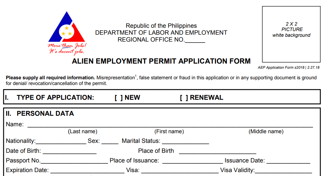 Alien Employment Permit in the Philippines: Requirements and Guide